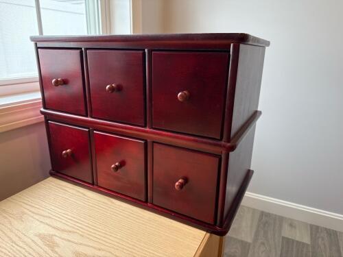 Wooden Six-Drawer Cabinet #2