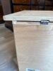 Oak Veneer Blanket Chest Trunk - 8