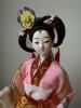 Chinese Woman Figurine in Pink and Gold Robe - 3