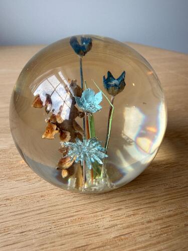 Botanical Gems Resin Paperweight by Peetle's Creatives