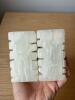 Pair Carved Stone Bookends with Tiki Motif - 4
