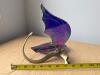 Glass Dragon Sculpture and Brass Stand with Crystal Ball - 4