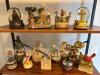 Assorted Musical Figurines and Snow Globes