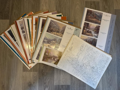 Thomas Kinkade Artistic Escapes Coloring Kits