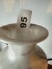 White Marble-Patterned Vase - 4