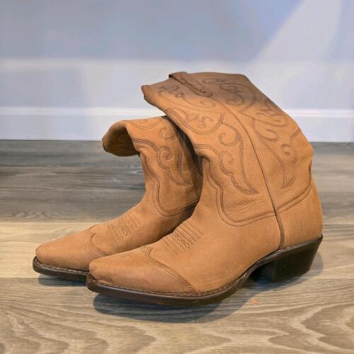 Pair of N-Evie Leather Western Boots
