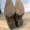 Pair of Western Cowboy Boots, Brown Leather - 2