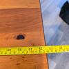 Pine Pedestal Desk with Brass Handles - 6