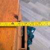 Pine Pedestal Desk with Brass Handles - 7
