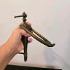 Brass Door Knocker with Decorative Handle - 2