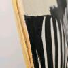 Zebras Painting Signed L.W. Swank 48"x24" - 4