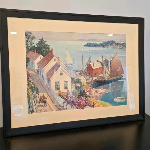 A Glimpse of Maine Framed Wall Art 41"x31"