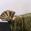 Asian-Style Standing Robed Man Sculpture - 6