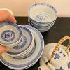 Assorted Blue and White Tea Set, John Maddock & Sons - 4