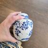 Blue and White Ginger Jar with Cloth Napkins - 4