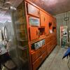 Large Orange Multi-Drawer Storage Cabinet