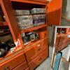 Large Orange Multi-Drawer Storage Cabinet - 4