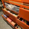 Large Orange Multi-Drawer Storage Cabinet - 6