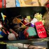 Sewing Organizer Cabinet with Supplies - 5