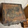Antique Black Metal Safe with Combination Lock - 2