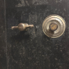Antique Black Metal Safe with Combination Lock - 3