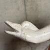 White Cast Iron Goose Doorstop - 4