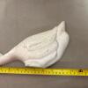 White Cast Iron Goose Doorstop - 6