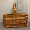 Rectangular Wicker Basket with Handle - 2