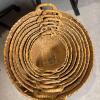 Set of 9 Nesting Woven Wicker Baskets - 2