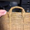 Set of 9 Nesting Woven Wicker Baskets - 6