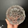 Etched Glass Decanter with Leaf Motif & Stopper - 5