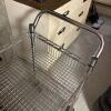 Seville Classics 3-Tier Chrome Wire Utility Cart on Casters - 2