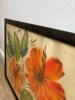 Framed Flower Watercolor Signed - 4