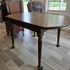 Wooden Dining Table with Turned Legs