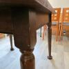 Wooden Dining Table with Turned Legs - 6