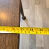 Wooden Dining Table with Turned Legs - 8