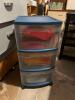 Storage Drawer Unit with Solid Fabric