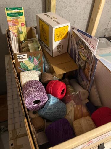 Assorted Yarn Tools, Books, Patterns, and Accessories