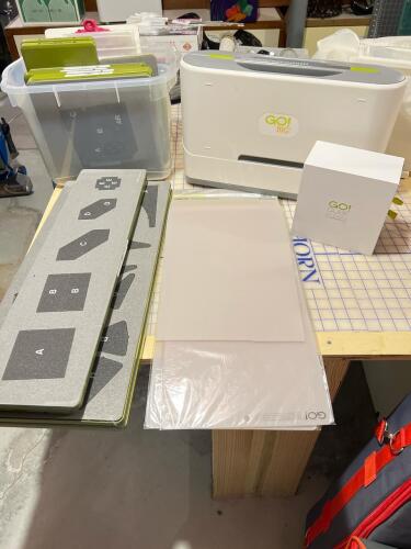 GO! Fabric Die and Cutting Mat Lot