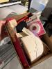 Huge Assorted Sewing Notions Shelf Lot: Fabric Swatches, Patterns, Etc, with Wire Shelf - 3