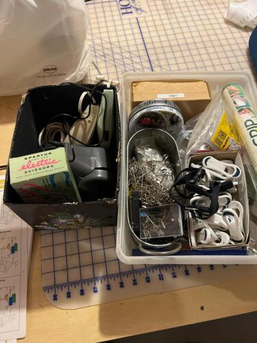 Electric scissors and clips