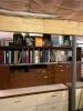 Mid-Century Style Wood Hutch with Drawers and Shelves - 2