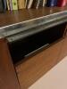 Mid-Century Style Wood Hutch with Drawers and Shelves - 4