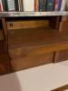 Mid-Century Style Wood Hutch with Drawers and Shelves - 7