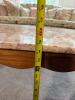 French Provincial-Style Coffee Table With Marble Top - 6