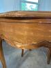 French Provincial-Style Round Side Table - 3