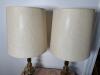 Pair of Brass Hollywood Regency-Style Table Lamps - 5