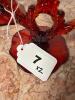 Pair of Ruby Red Glass Double Arm Candle Holders - 4