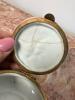 Porcelain Dresser Box with Cherub Motif and Carved Marble Dish - 5