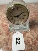 Glass Mantel Quartz Clock - 4